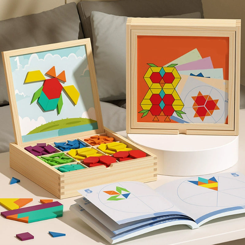 Magnetische houten blokken voor eindeloos bouwen en ontdekken