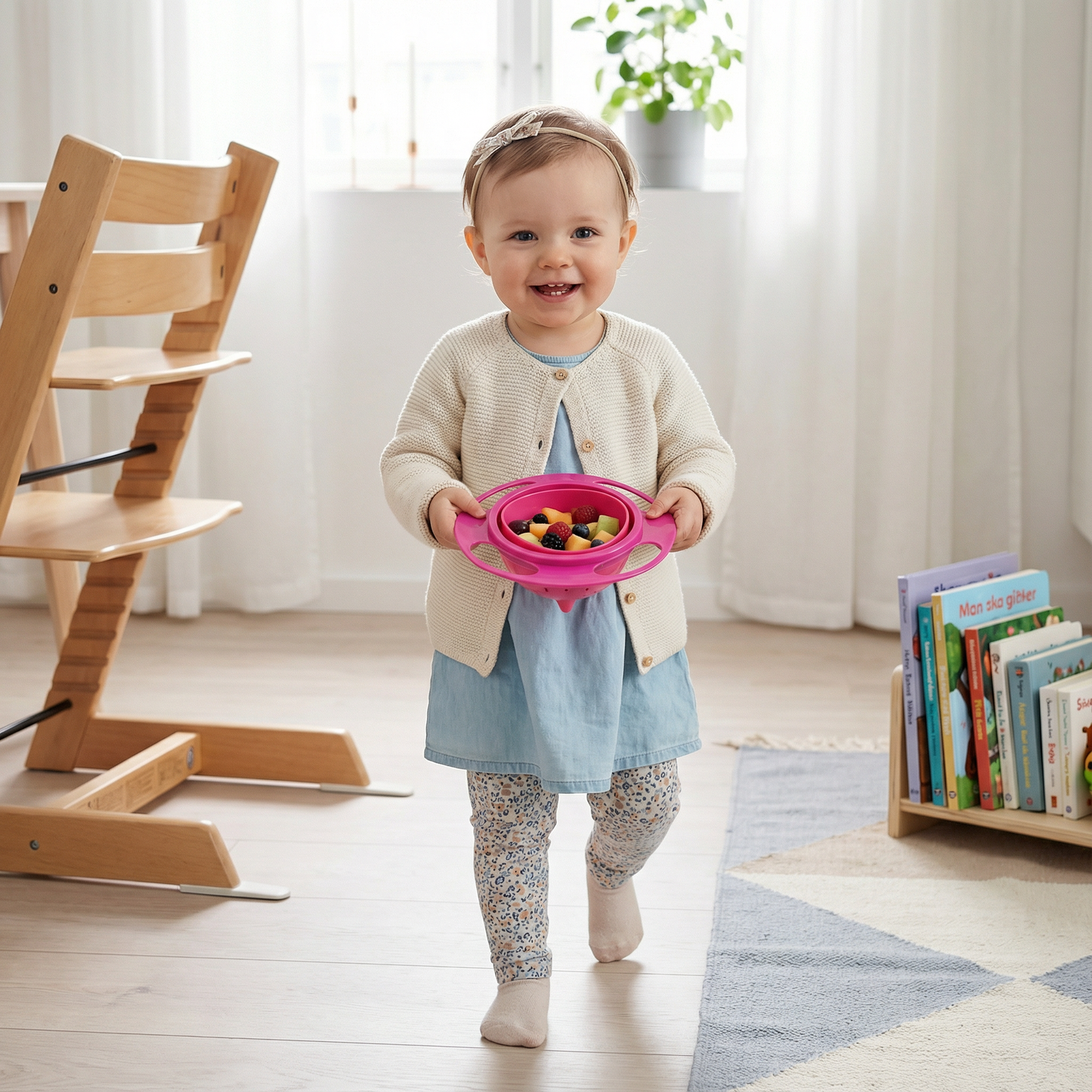 360° morsvrije kinderkom – geen geknoei tijdens het eten
