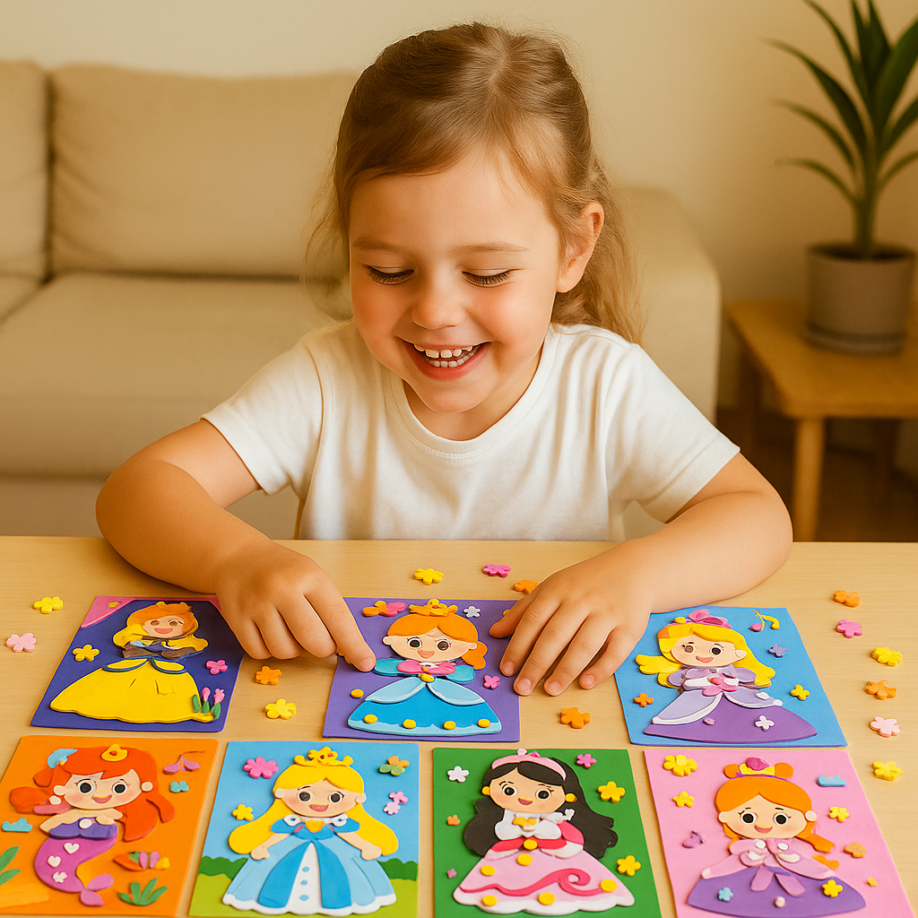 Creatieve speelstickerset voor kinderen