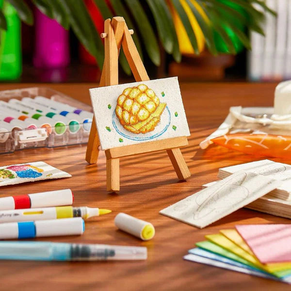 Bubble Tekenmarkers Set – 12 Bubbel Markers + 10 Foamvellen | Creatieve Knutselset voor Kinderen