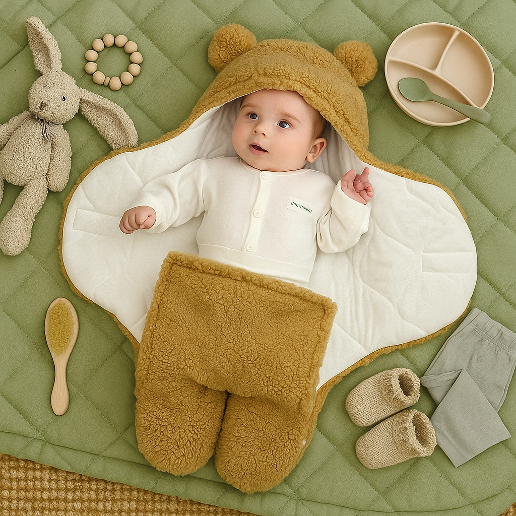 Voor de allerkleinste knuffelbeer 🐻 Babydeken en/of pyjama set