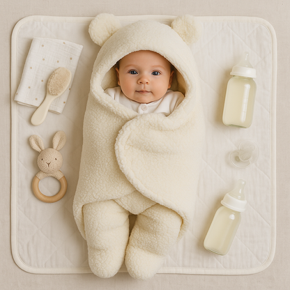 Voor de allerkleinste knuffelbeer 🐻 Babydeken en/of pyjama set