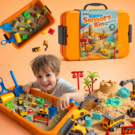Bouw & Voel! Sensorische Set zonder rommel