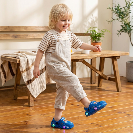 Magische lichtgevende kinderslippers