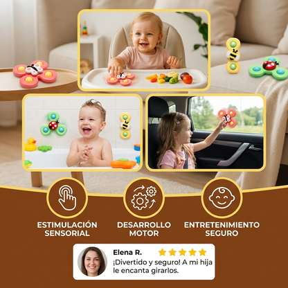 Speelse draaimolen voor kinderen – set van 3