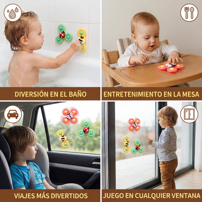 Speelse draaimolen voor kinderen – set van 3