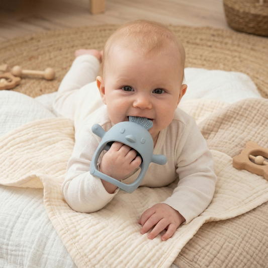 Babykuiken siliconen bijtring