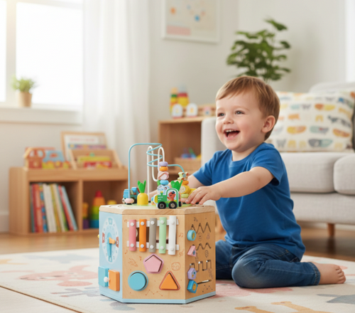 Montessori Leer- en Speelhuis van Hout