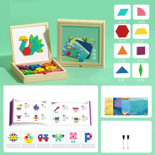 Magnetische houten blokken voor eindeloos bouwen en ontdekken