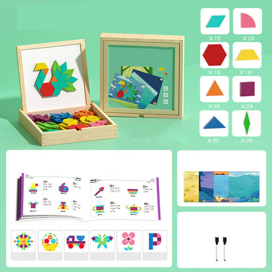 Magnetische houten blokken voor eindeloos bouwen en ontdekken