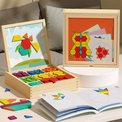 Magnetische houten blokken voor eindeloos bouwen en ontdekken