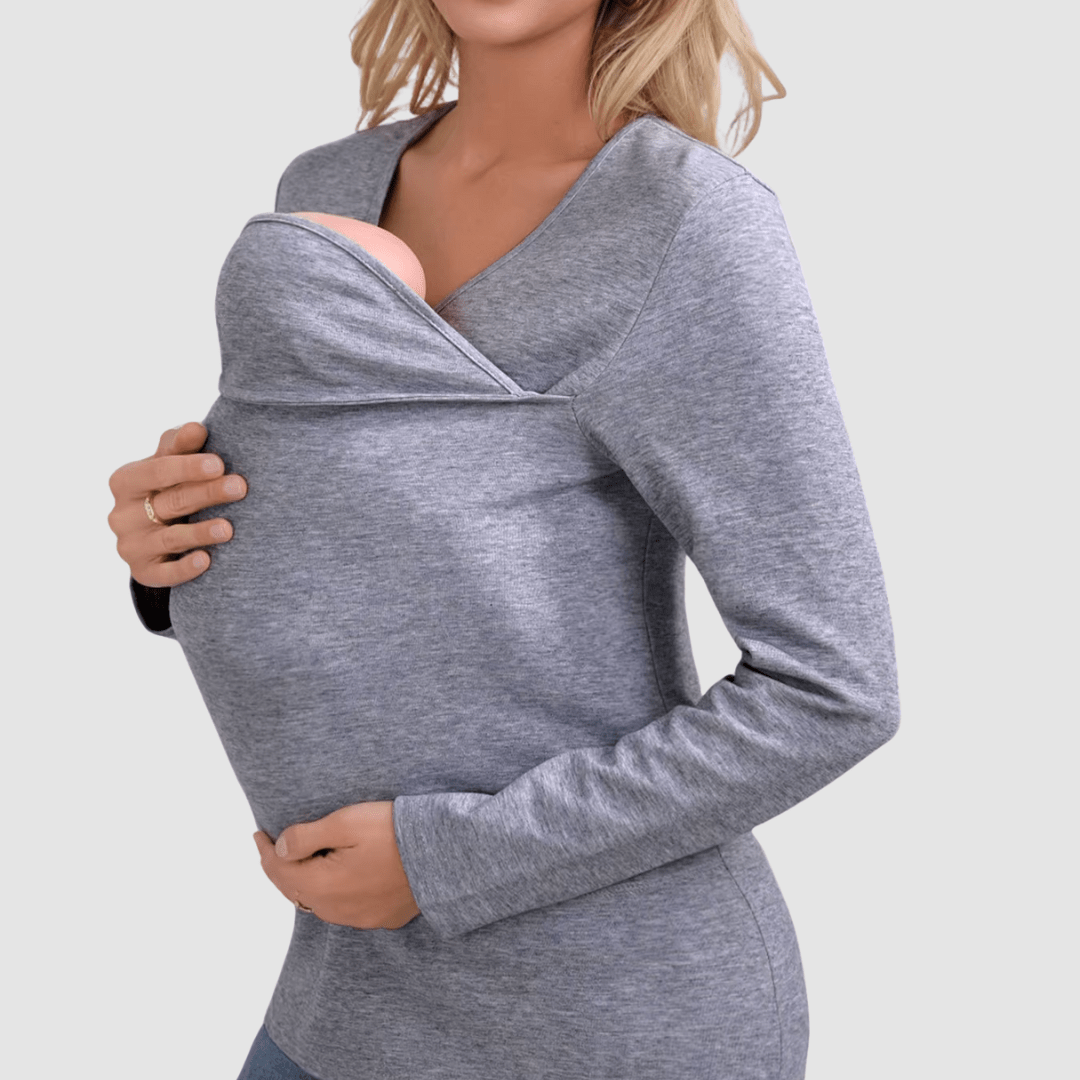 T-shirt met buidelzak