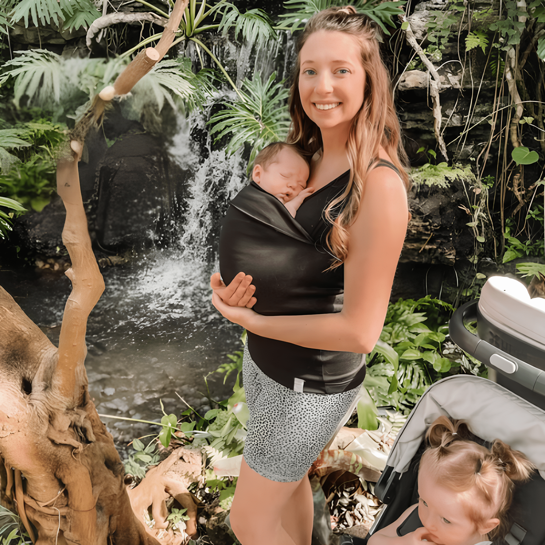 T-shirt met buidelzak