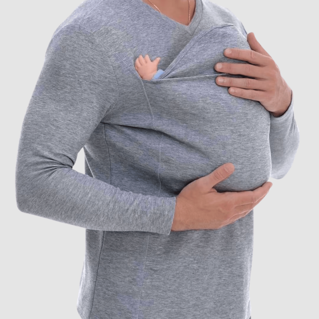 T-shirt met buidelzak