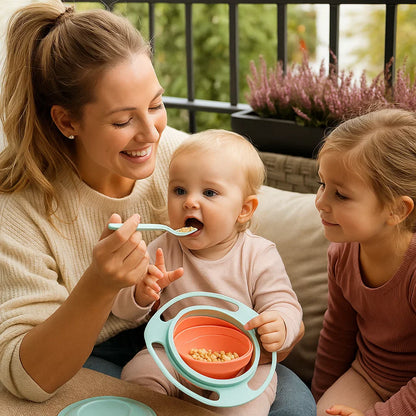 360° morsvrije kinderkom – geen geknoei tijdens het eten