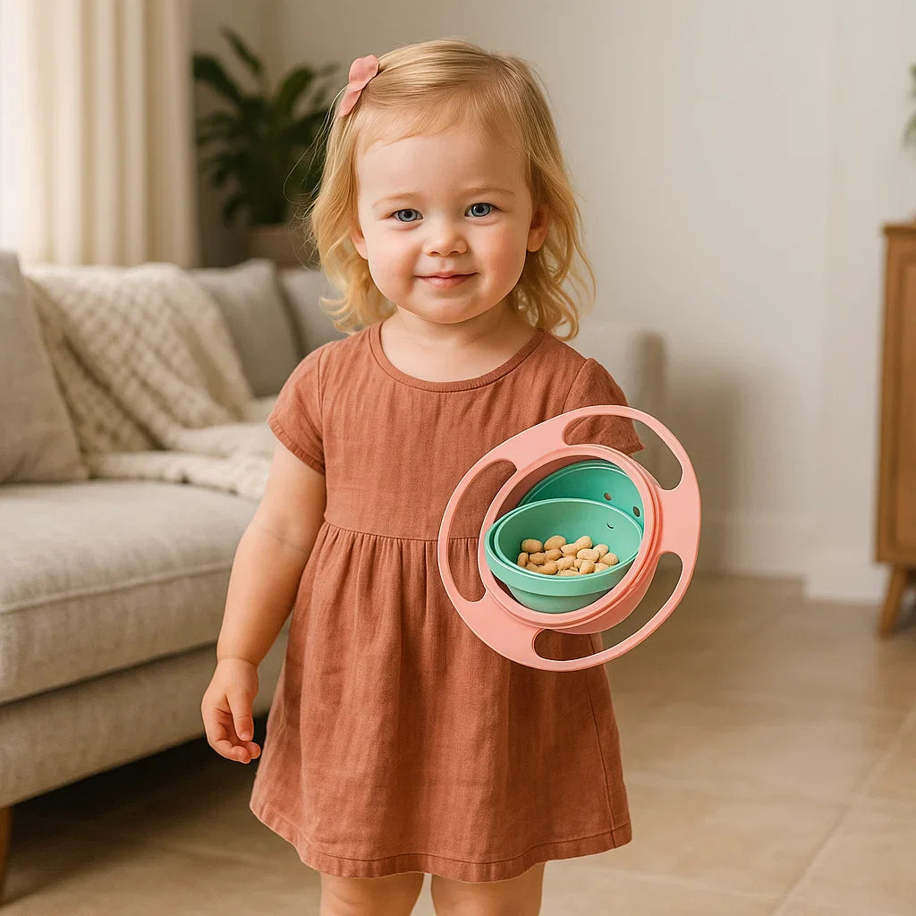 360° morsvrije kinderkom – geen geknoei tijdens het eten