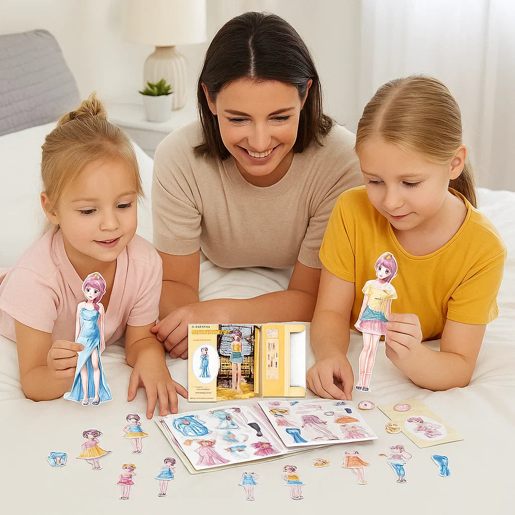 Magnetische verkleed- en modeset voor kinderen