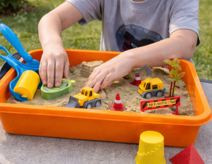Bouw & Voel! Sensorische Set zonder rommel